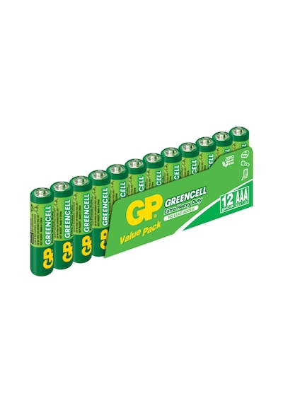 GP Greencell GP24G Çinko Karbon AAA İnce Kalem Pil 12'li