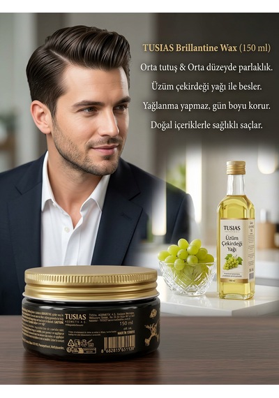 Barbertime Saç Şekillendirici Brıllantıne Wax 100 Ml