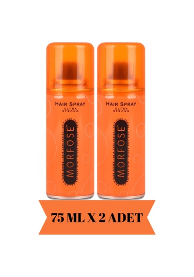 Morfose Seyahat Boy Ultra Strong Saç Spreyi 75 Ml X 2 Adet