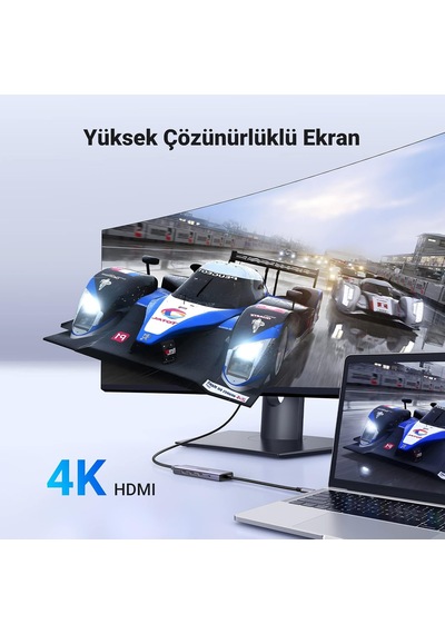 5 In 1 Usb C Hub, 4k Hdmı, Pd100w, 3usb A 5gbps, İpad Pro/air, Surface Pro/air, Macbook Pro/air, Galaxy Tab/s23/s22, Vb. İle Uyumludur.