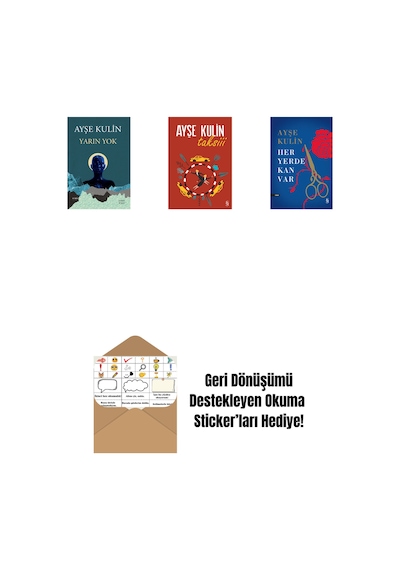 Yarın Yok + Taksiii + Her Yerde Kan Var Ciltli + Okuma Sticker'ları
