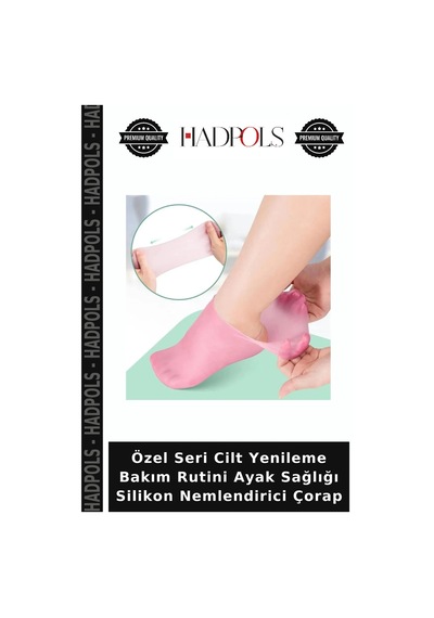 Özel Seri Cilt Yenileme Bakım Rutini Ayak Sağlığı Silikon Nemlendirici Çorap