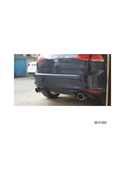Kit Garaj Golf 7 Gti Difüzör Plastik Boyalı