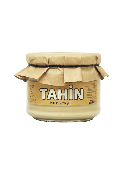 Laçoko Şekersiz Vegan İnce Öğütülmüş Susam Tahin Cam Kavanoz 275 G