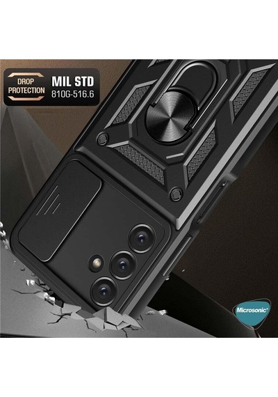 Samsung Galaxy A13 5g İçin Kılıf Impact Resistant Siyah Galaxy A13 5g İle Uyumlu Kılıf - Siyah