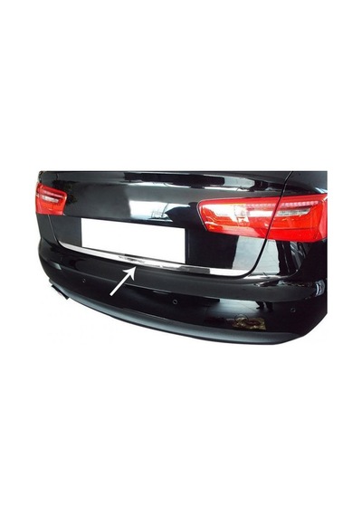 Audi A6 Formlu Krom Bagaj Alt Çıta 2011 Üzeri Paslanmaz Çelik N11.782