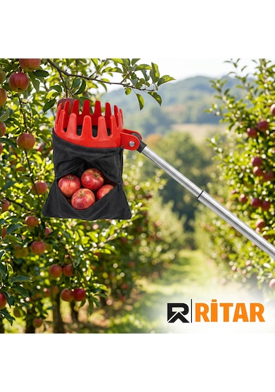 Ritar Mt-100 Akrobatik Meyve Toplama Ve Sepeti Aparatı Saplı