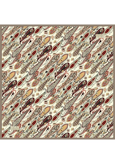 La Boutique 2545-08 Sura İpek 90x90 Karışık