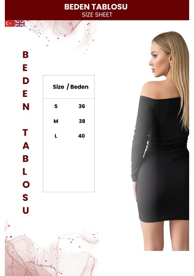 Zedefx Kadın Tek Omuz Bodycon Elbise Siyah