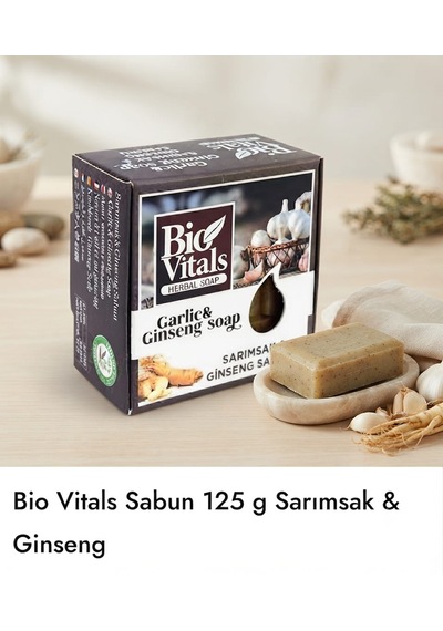 Biovitals Sabun 125 G Çeşitleri Ginseng - Sarmısak