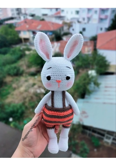 Sevimli Tavşan Uyku Arkadaşı oyuncak bebek