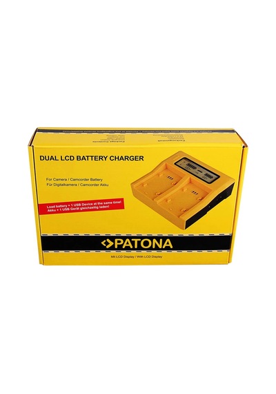 Patona 7557 Sony Np-fp50 Np-fh50 Fv70 Fv100 Piller İçin Çiftli Şarj Cihazı