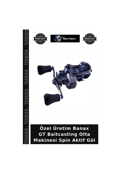 Özel Üretim Banax Gt Baitcasting Olta Makinesi Spin Aktif Göl 300b