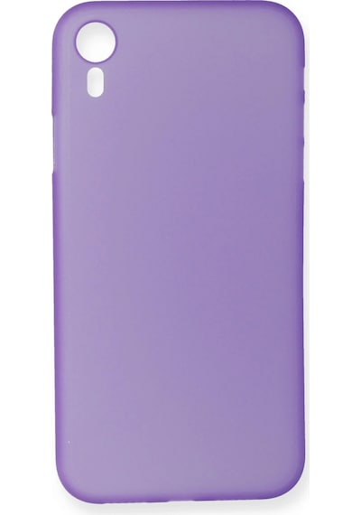 Cosmotex Newface Apple iPhone Uyumlu  Xr Kılıf Pp Ultra İnce Kapak - Mor