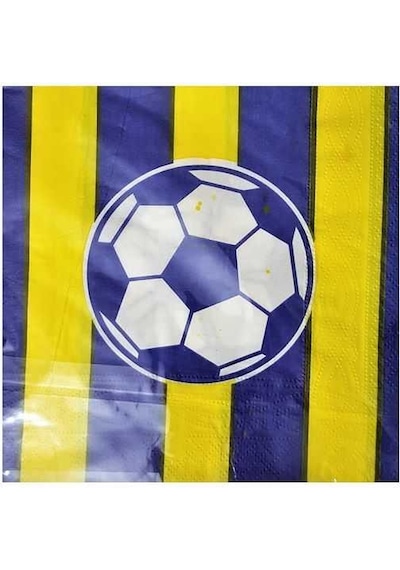 Taraftar Sarı Lacivert Fenerbahçe 20 Adet Peçete Tüm Yaşlar