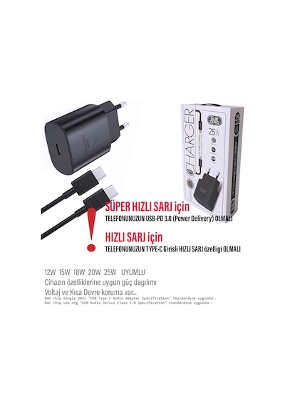 Samsung Galaxy M32 M33 5g Uyumlu Şarj Aleti 25w Hızlı Ve 5a Kablosu