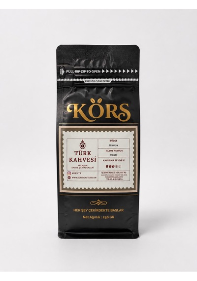 Körs Türk Kahvesi Özenle Kavrulmuş Geleneksel Türk Kahvesi 250 G