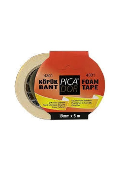Picador Çift Taraflı Bant Köpük Rulo Askılı 19 Mm x 5 Mt