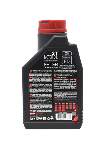 Motul SnoWpoWer 2t 1 L 2 Zamanlı Kar Motosiklet Yağı