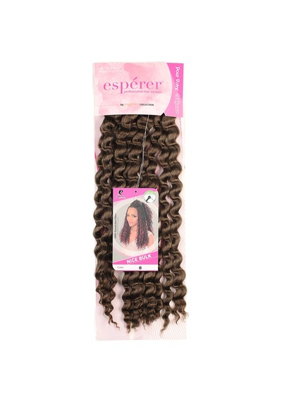 Nice Bulk Afro Su Dalgası / Koyu Kumral - Elm-01-739937 Karışık - Çok Renkli