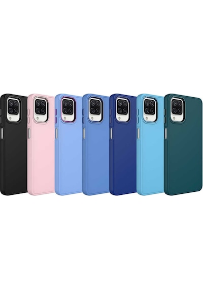 Galaxy A12 Kilif Zore Luna Disi Soft Yumusak Içi Kadife Kilif 563232642