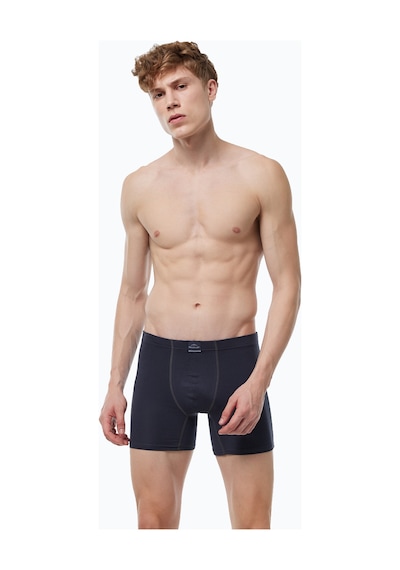 Malabadi Erkek Karışık Renk 4 Lü Premium Collection Modal Uzun Boxer 4m250 Siyah-gri-füme-lacivert