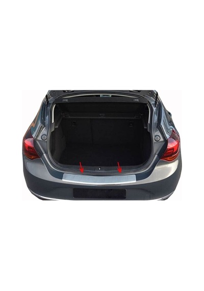 Opel Astra J Hb Uyumlu Arka Tampon Eşiği 2010-2014 Paslanmaz Krom