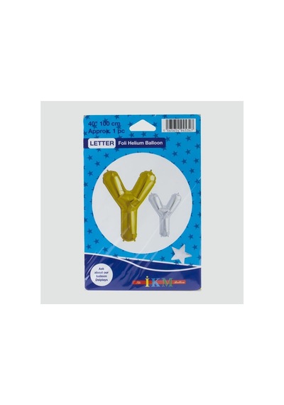 Sarı - 316 - Renkli 40x100 Harfli - Nazblsmm - Folyo Balon