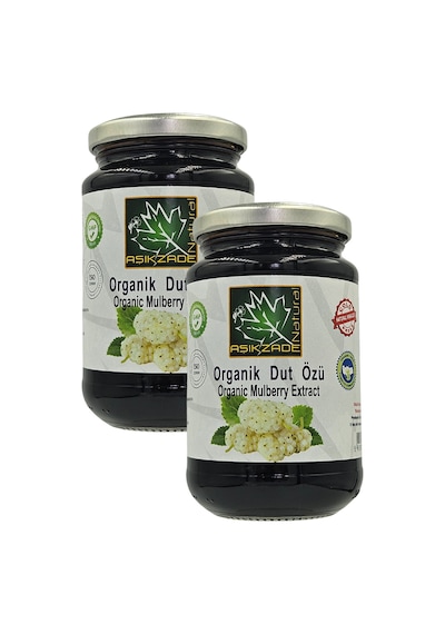 Aşıkzade Organik Dut Özü 370 Ml 480g 2'li Set