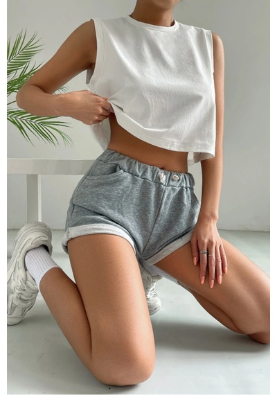 Beyaz %100 Pamuk Basic Bisiklet Yaka Süprem Kolsuz T-shirt Beyaz Beyaz %100 Pamuk Basic Bisiklet Yaka Süprem Kolsuz T-shirt Beyaz