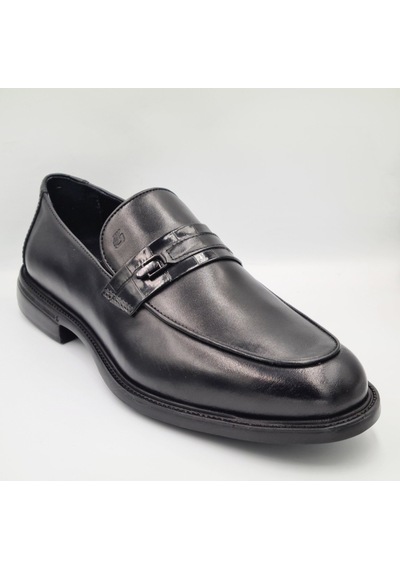 Greyder 67705 Siyah Hakiki Deri Erkek Loafer Klasik Ayakkabı Siyah