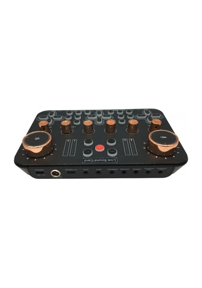Ses Değiştiricili Canlı Yayın Ses Kartı Effectsli Canlı Yayın Mixeri