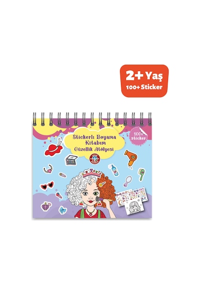 Stickerlı Boyama Kitabım Güzellik Atölyesi