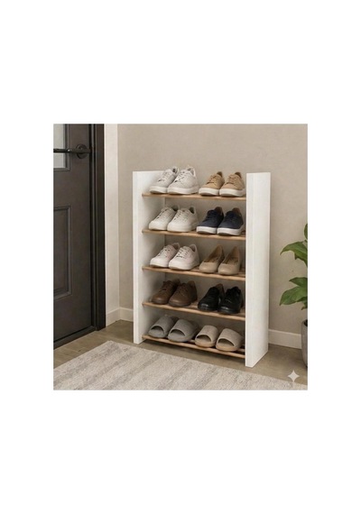 Ea-4011 Banyo Düzenleyici Raf, Ayakkabılık, 5raflı Ahşap Çubuklu Organizer Beyaz - 909085935 Beyaz Ea-4011 Banyo Düzenleyici Raf, Ayakkabılık, 5raflı Ahşap Çubuklu Organizer Beyaz - 909085935 Beyaz