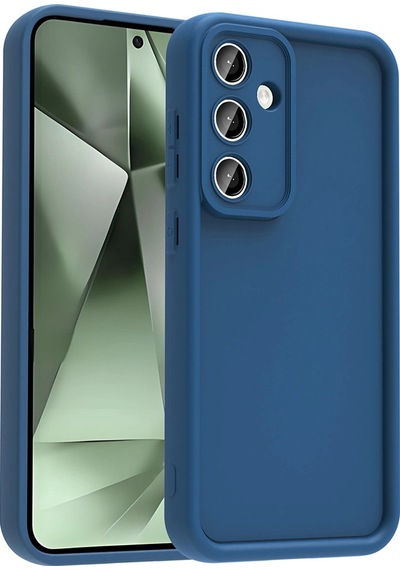 Samsung Uyumlu Galaxy S24 Fe Kılıf Kamera Korumalı Zore Ananas Kapak Koyu Yeşil