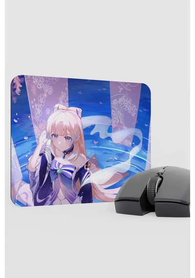 Kokomi Genshin Impact Anime Gacha V3 - 22x18 Gaming Mouse Pad Fare Altlığı