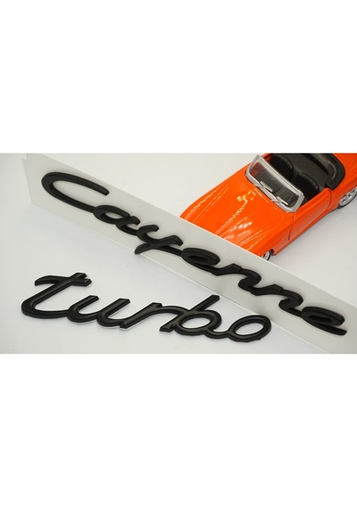 Porsche Cayenne Turbo Bagaj 3M 3D Abs Yazı Logo Amblem Seti (549182397)