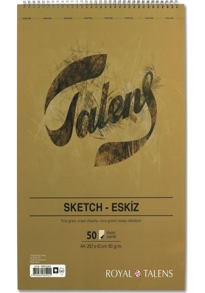 Talens Eskiz Bloğu A4 90 G 50 Yaprak