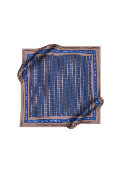 Pierre Cardin Crepe Saten Eşarp Logo Desenli Logo Desenli