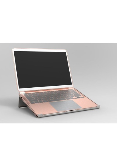 İlgi Trafik Laptop Standı Metal Laptop Tutucu Bilgisayar Yükseltici Siyah