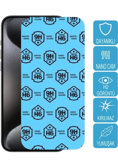 Samsung  Galaxy Uyumlu   S23 Ultra Sm-s918 Ekran Koruyucu Nano Kırılmaz Cam