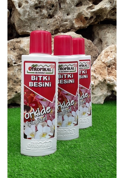 Orkide Besin Vitamini 225 ML 3 Adet Besin Sıvı Orkide Gübresi