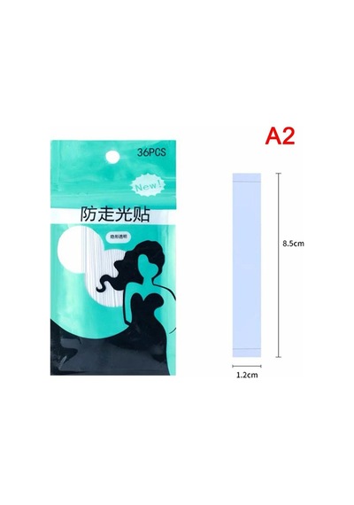 Jmsstore Kadın Çift Taraflı Vücut Bant 36 Adet Şeffaf
