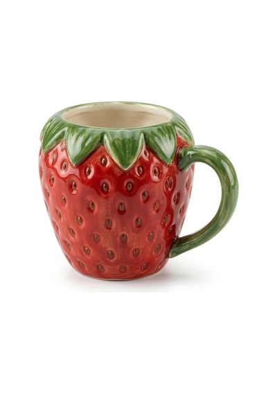 Seramik Kulplu Kupa Bardak, 300 Ml Geniş Kapasite, Çilek Şeklinde Tasarım, Makinede Yıkanabilir, Ev Ofis Restoran İçin Uygun Çilek Şeklinde Seramik Kulplu Çay Kahve Espresso Latte Sunum Bardağı çok renkli Seramik Kulplu Kupa Bardak, 300 Ml Geniş Kapasite, Çilek Şeklinde Tasarım, Makinede Yıkanabilir, Ev Ofis Restoran İçin Uygun Çilek Şeklinde Seramik Kulplu Çay Kahve Espresso Latte Sunum Bardağı çok renkli