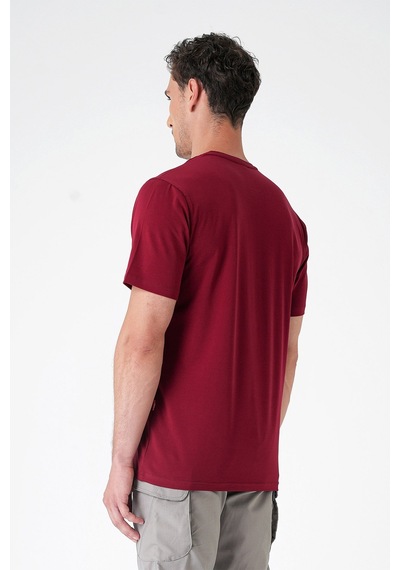 Mecanık Casual Neo Organic T-shirt Bordo