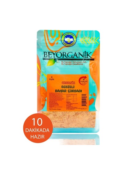Organik Sebzeli Bahar Çorbası 80 G 10 Dk Hazır