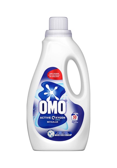 Omo Sıvı Deterjan Active Oxy Beyazlar 1.5 L 2'li Avantaj Paketi Mıchu