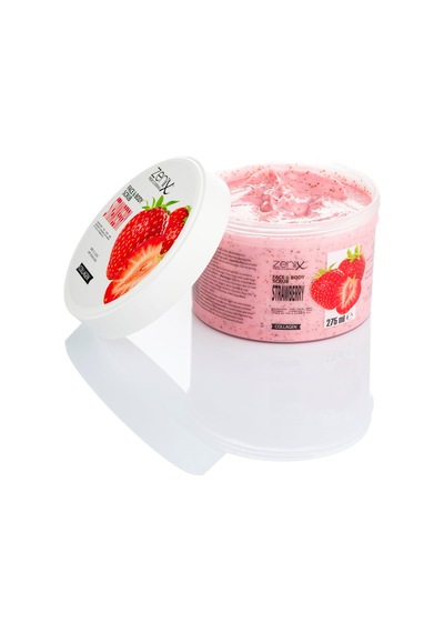 Professional Çilek Özlü Yüz Ve Vücut Peelingi, Kolajenli, 275 Ml