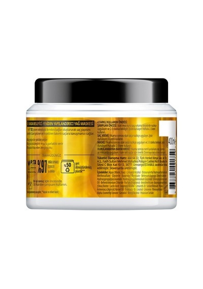 Besleyici Saç Bakım Maskesi 400 Ml Omega 9 Ve Marula Yağı İle