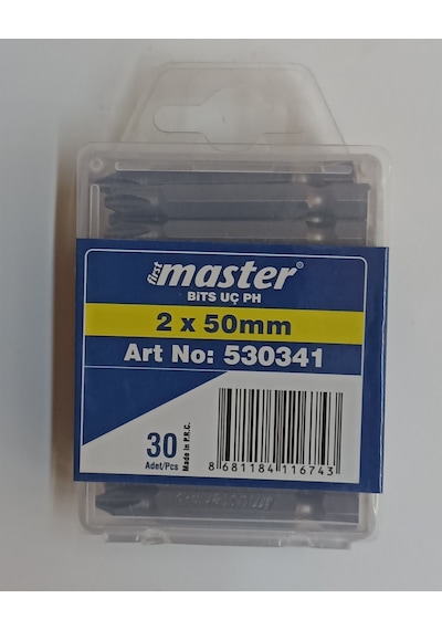 Yıldız Bits Uç Ph 2x50 1 Paket 30 Ad Akıllı Vidalar İçin